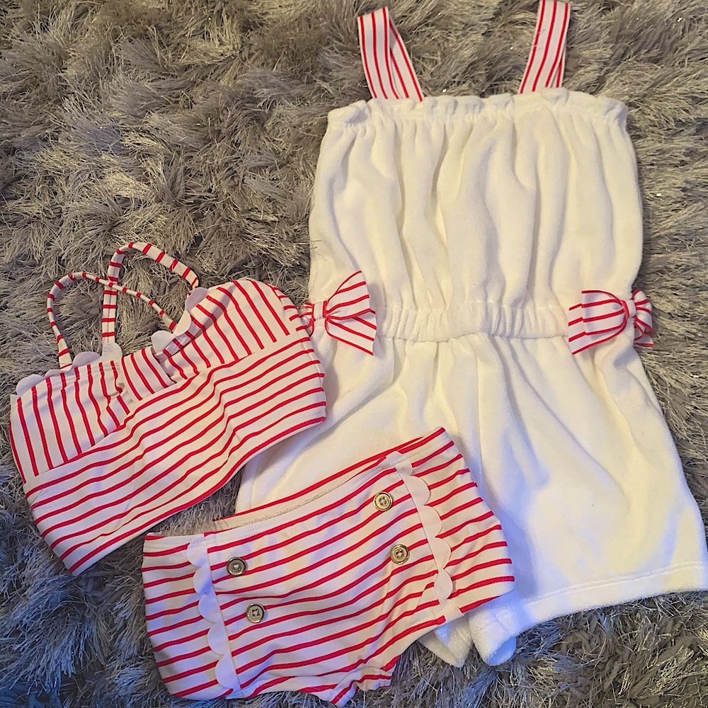 Janie and Jack size 2t/3 Swimsuit & Coverup